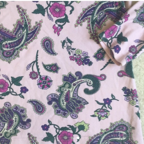 Psychedelic Paisley Pink Long Sleeve - Picture 3 of 3